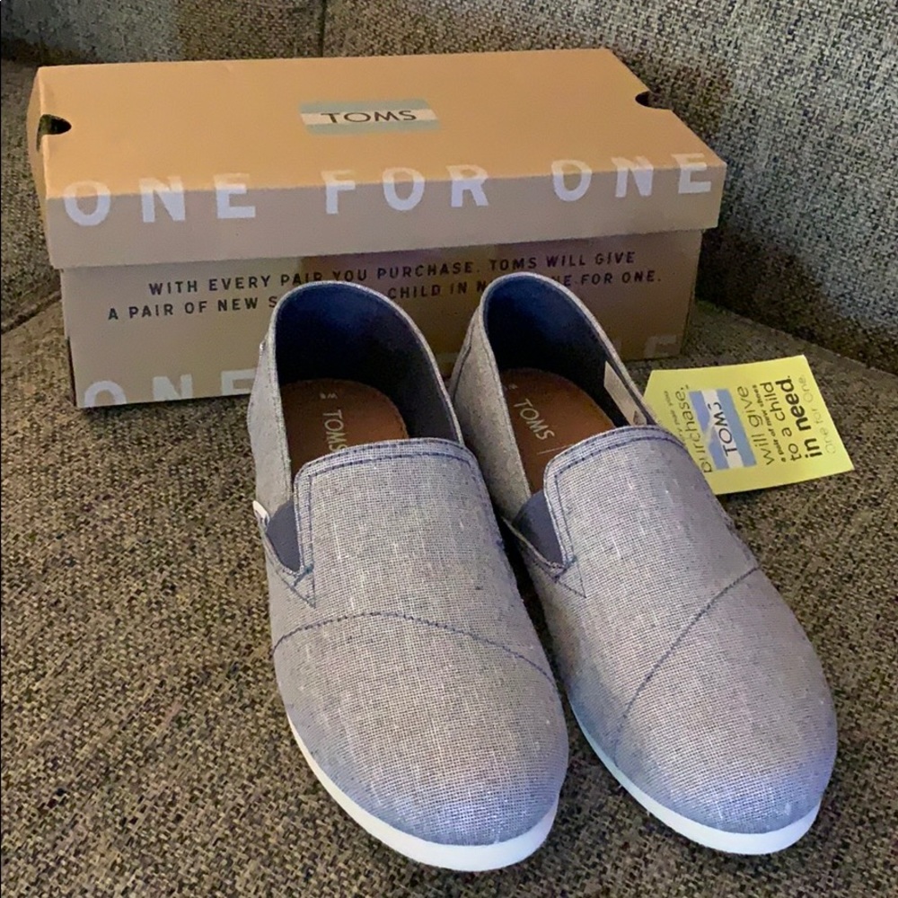 TOMS Redondo Slip-on shoes in Blue Glimmer